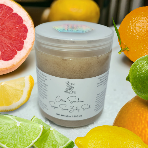 "Citrus Sunshine" FULL SIZE 10oz Sugar Soap Scrub