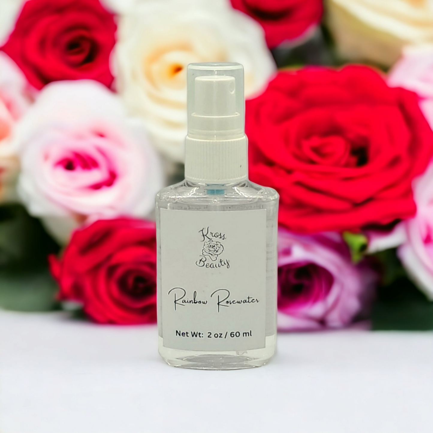 "Rainbow Rosewater" TRAVEL SIZE 2oz Spray