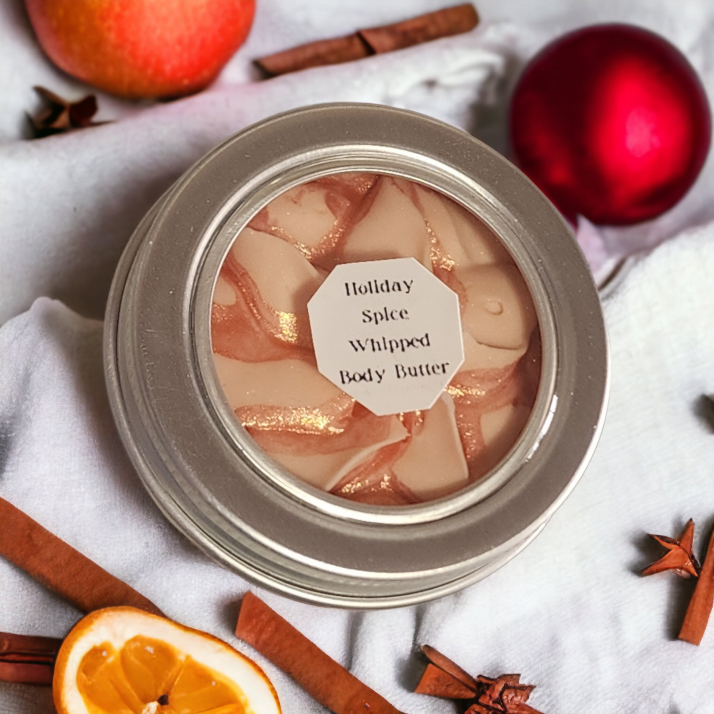 (SAMPLER TIN) "Holiday Spice" Whipped Body Butter