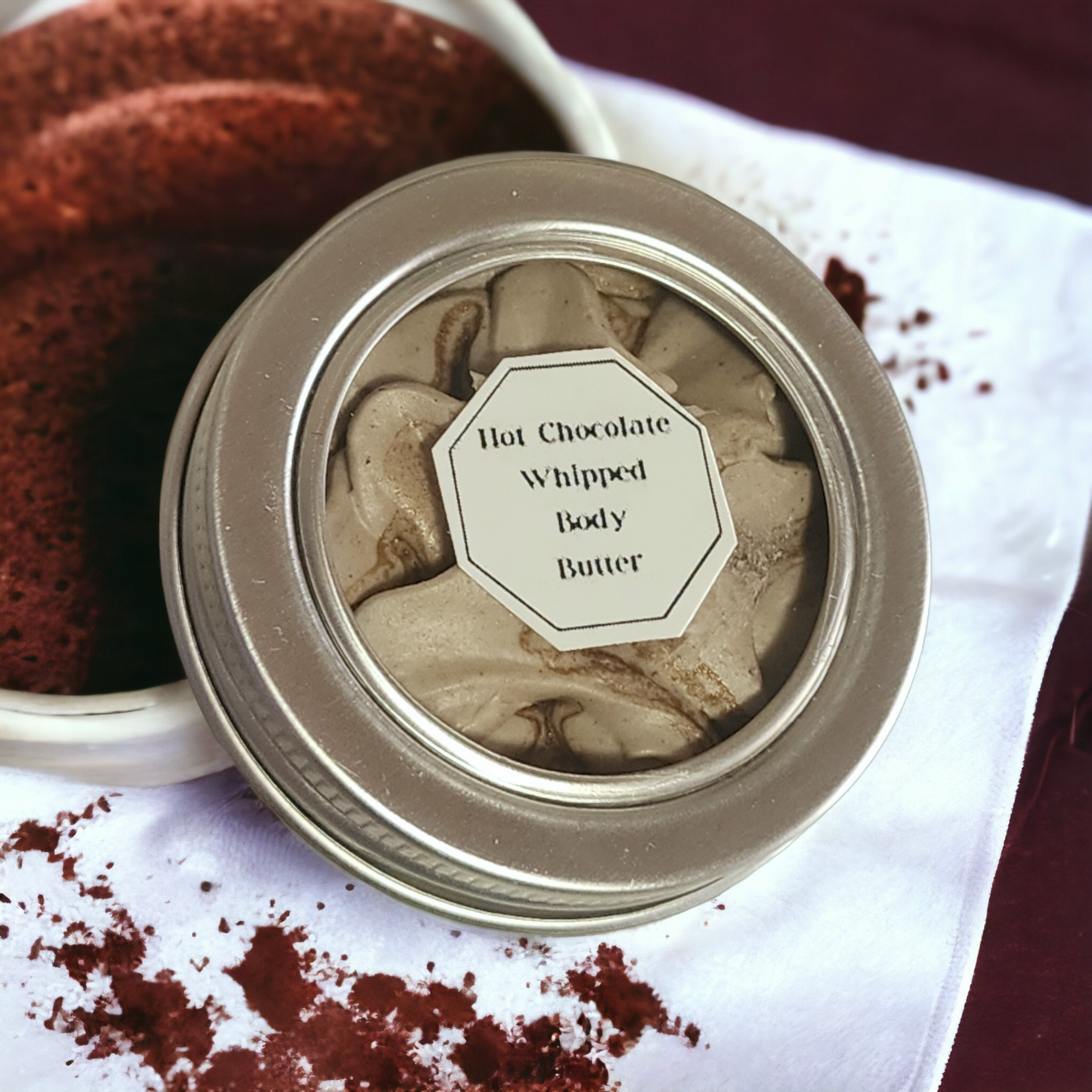 (SAMPLER TIN) "Hot Chocolate" Whipped Body Butter