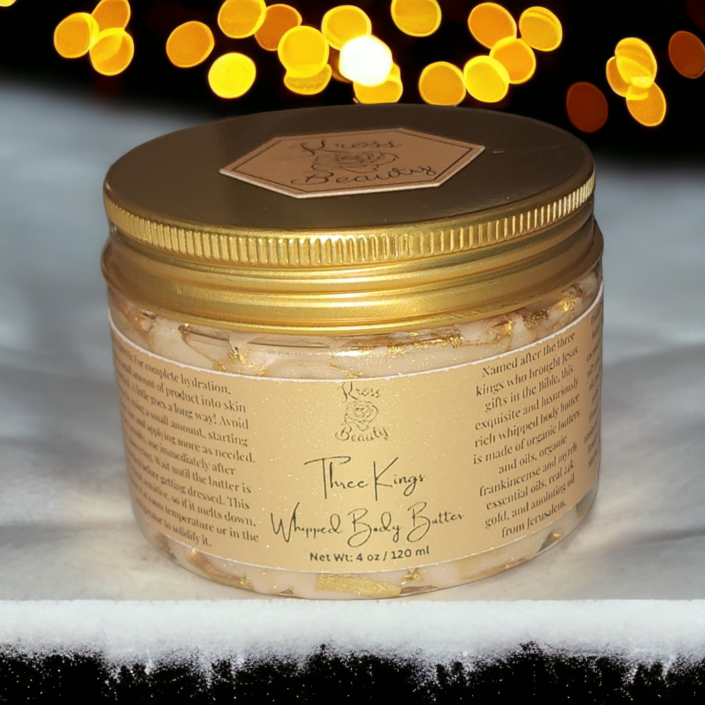 "Three Kings" (4 oz) Organic Whipped Body Butter