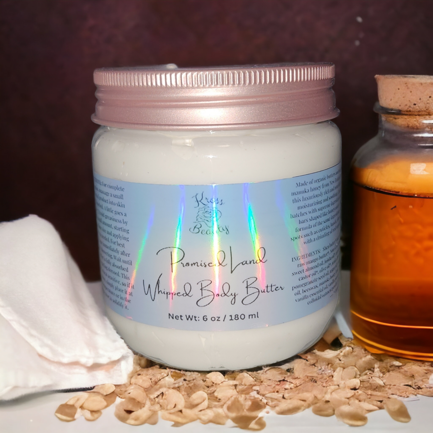 "Promised Land" (6oz) Organic Whipped Body Butter