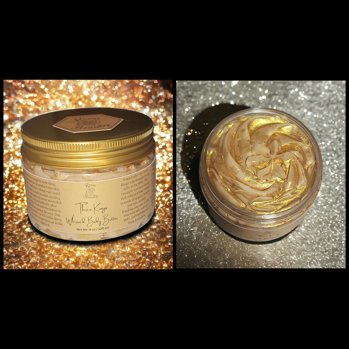 "Three Kings" (4 oz) Organic Whipped Body Butter
