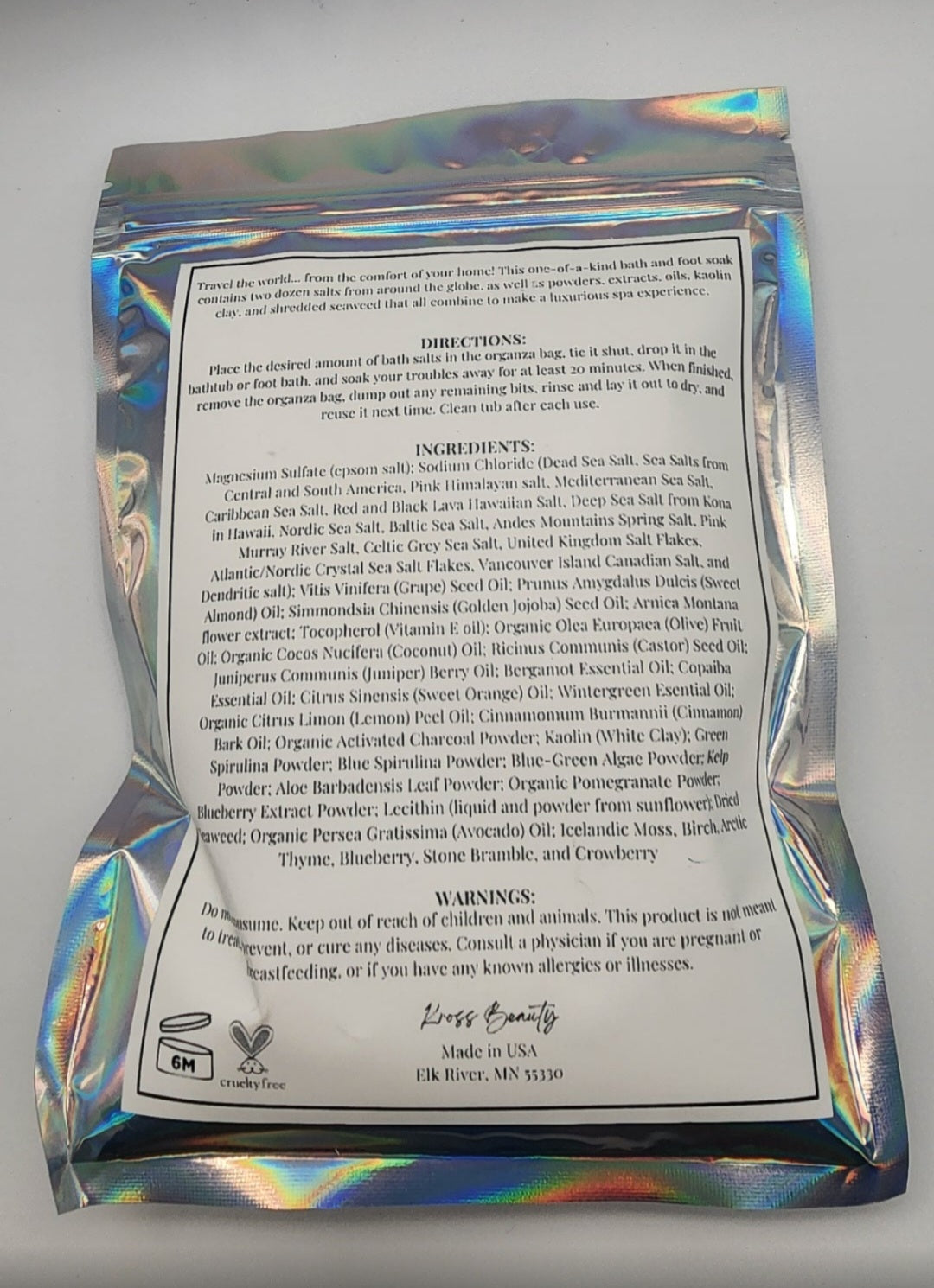 "Salts Around the World" Luxury Bath & Foot Soak