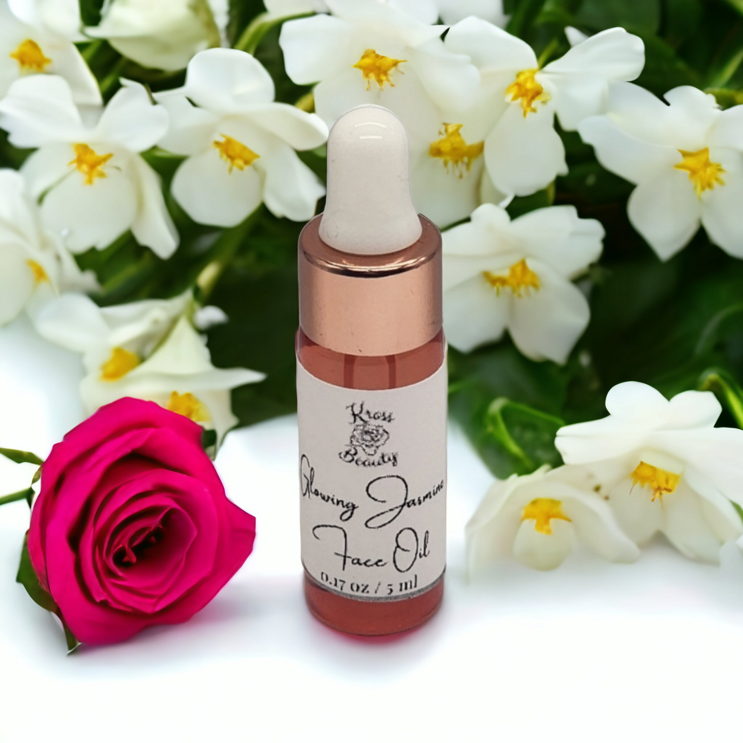 MINI SIZE Glowing Jasmine & Rose Face Oil (0.17 oz / 5 ml)