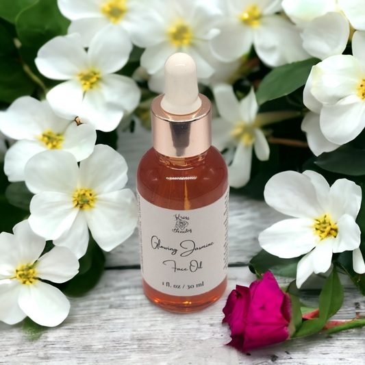 FULL SIZE Glowing Jasmine & Rose Face Oil (1 oz / 30 ml)