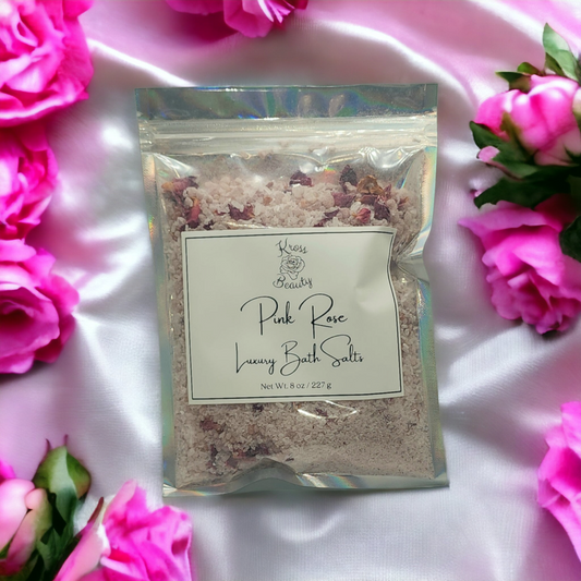 Pink Rose Luxury Bath Salts