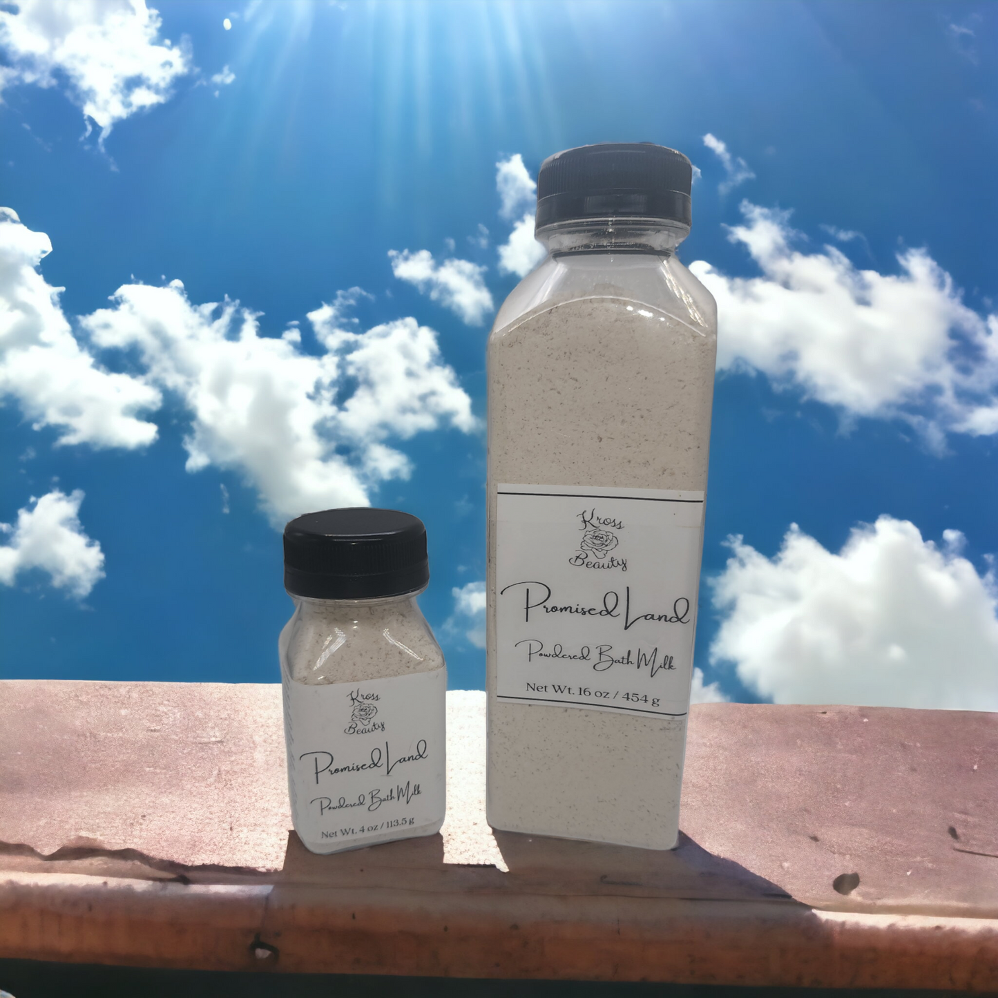 "Promised Land" TRAVEL SIZE 4oz Powdered Bath Milk & Body Mask