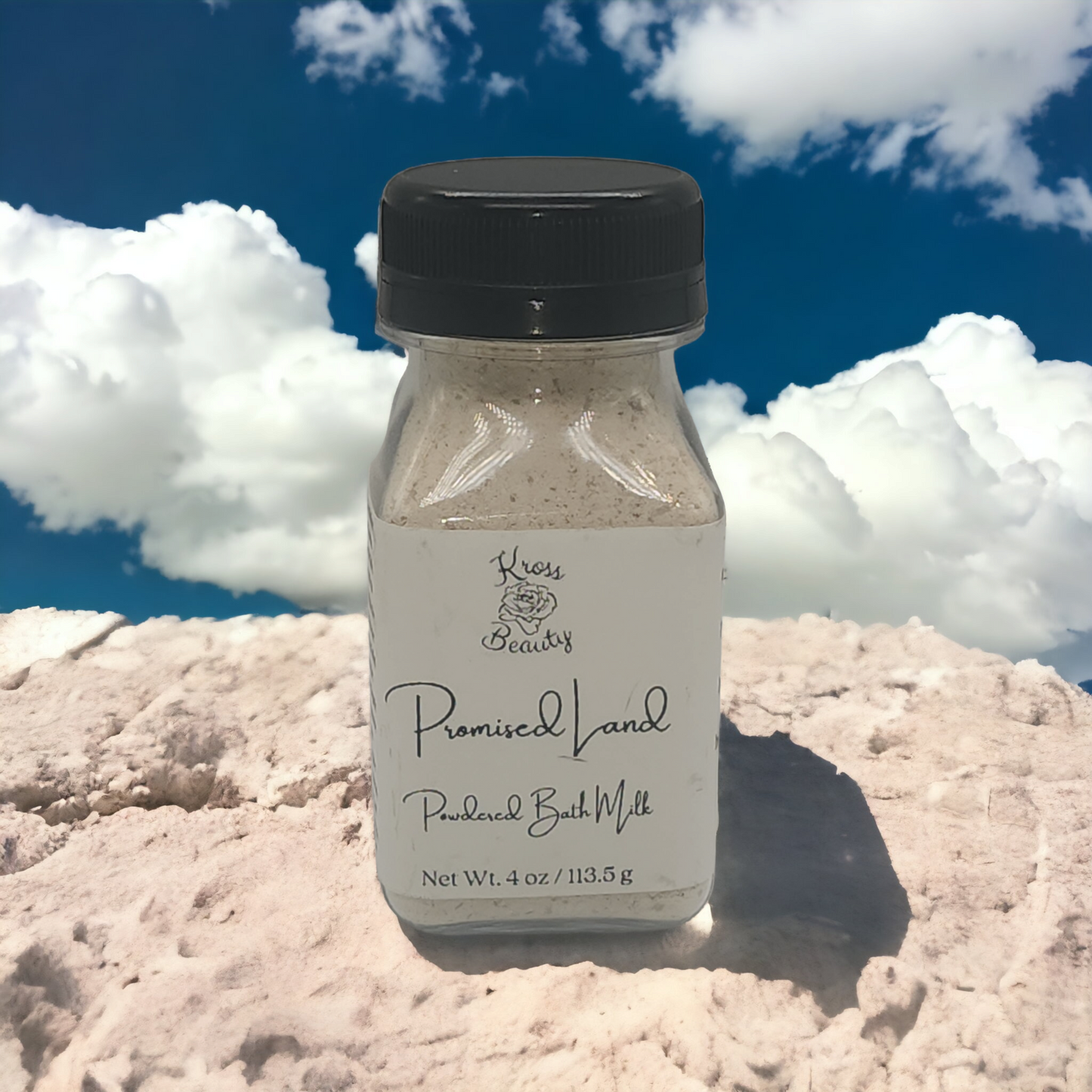 "Promised Land" TRAVEL SIZE 4oz Powdered Bath Milk & Body Mask