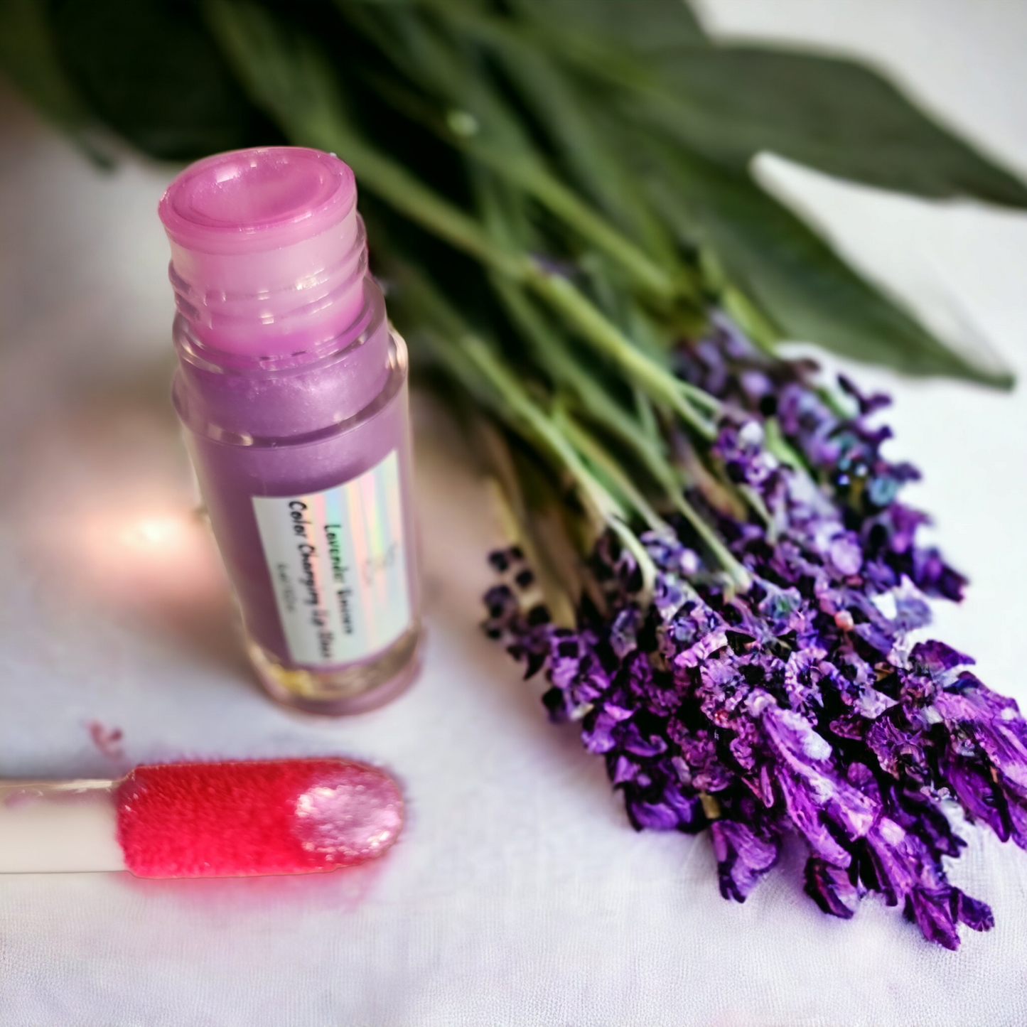 "Lavender Unicorn" Color-Changing Aromatherapy Lip Gloss