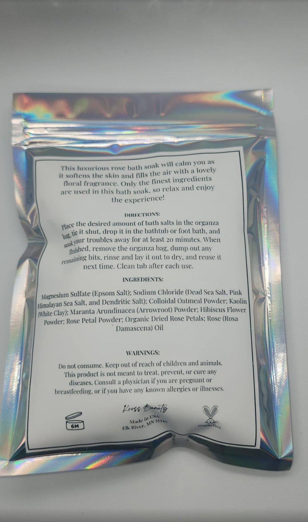 Pink Rose Luxury Bath Salts